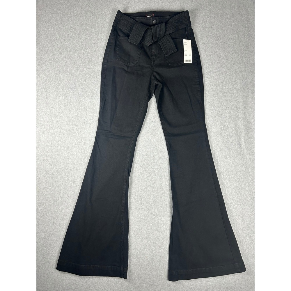 BDG Flare Pants High Rise Belted Sz 28 Black Jeans Urban‎ Outfitters NEW W/ TAG!